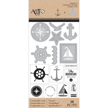 Momenta Art-C Stamp & Die Set - Nautical