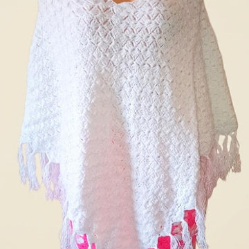Cluster C2C Poncho crochet pattern