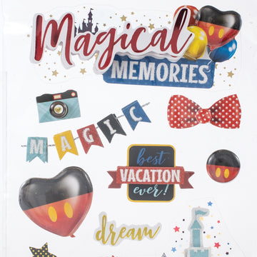 Paper House 3D Stickers - Magical Memories