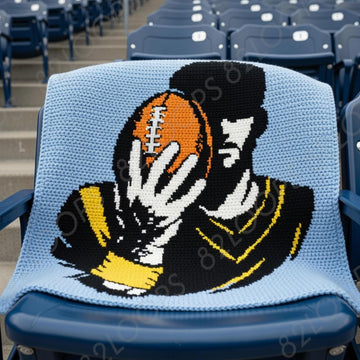 Football Baby CROCHET Blanket Pattern