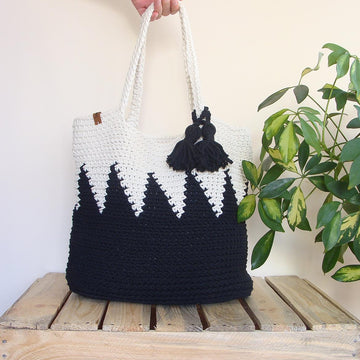Large Geometric Tote
