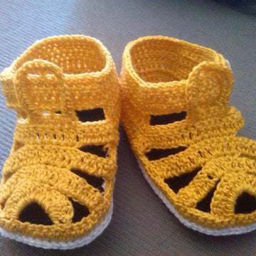 Cotton Thread Baby Sandals  / Sandaletti in cotone