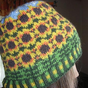 Sunflower beanie