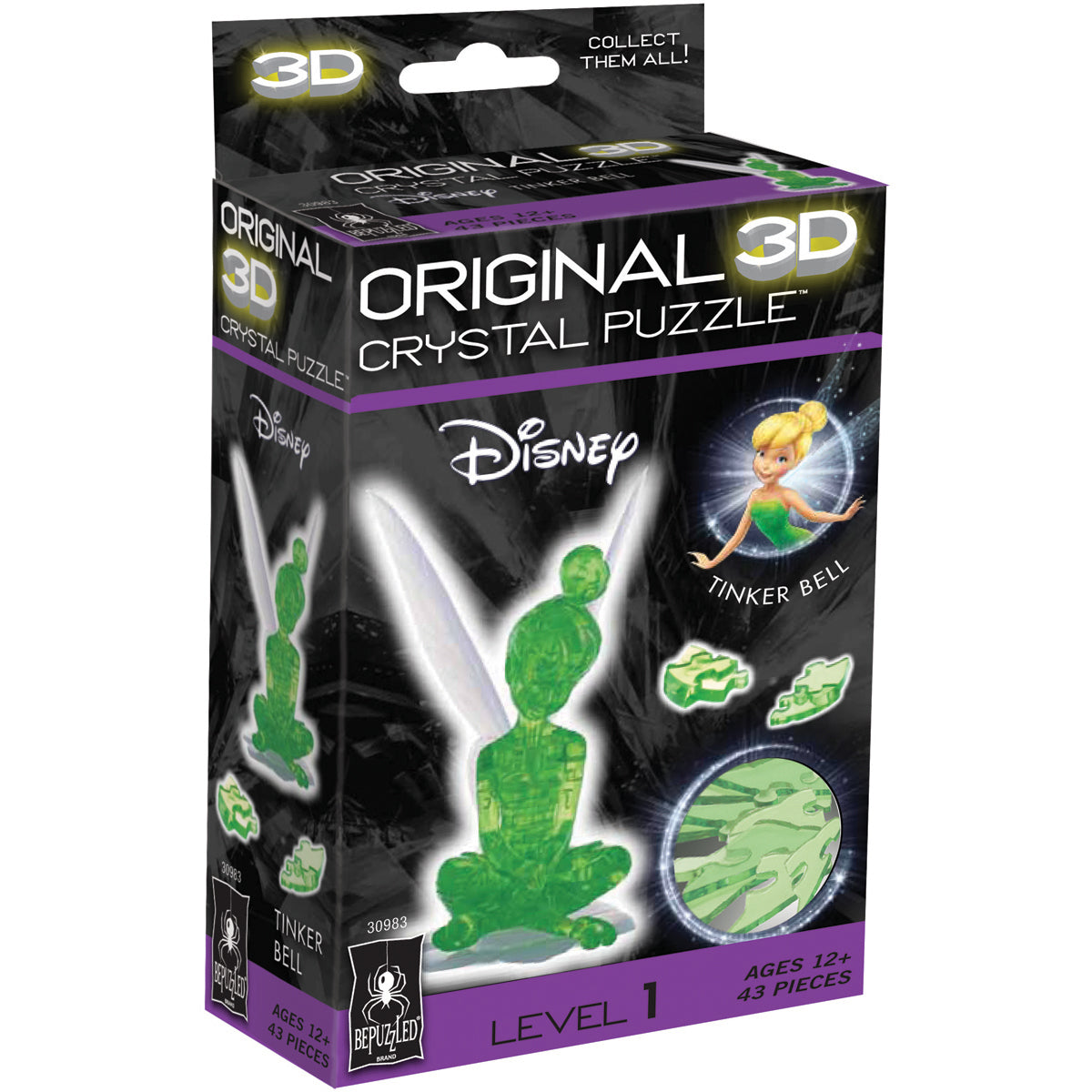 University Games 3-D Licensed Crystal Puzzle - Tinker Bell