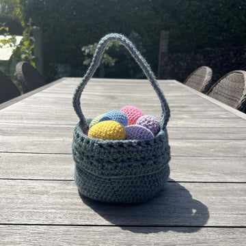 Easter Basket with Eggs