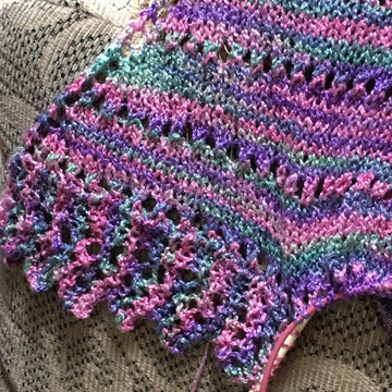 Suzi's Easy Triangle Lace Shawl