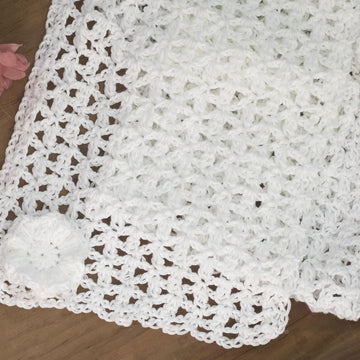 Lace Scarf with Flower