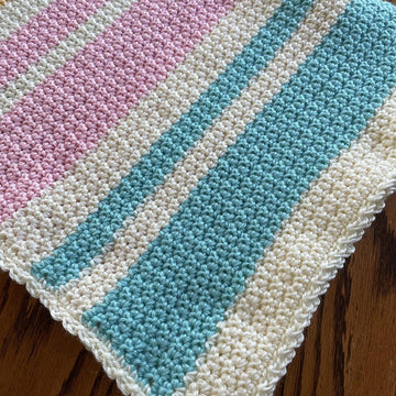 Pastel Stripes Baby Blanket
