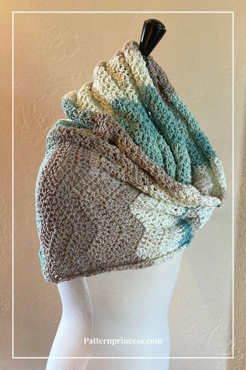 Easy Crochet Snood Infinity Scarf