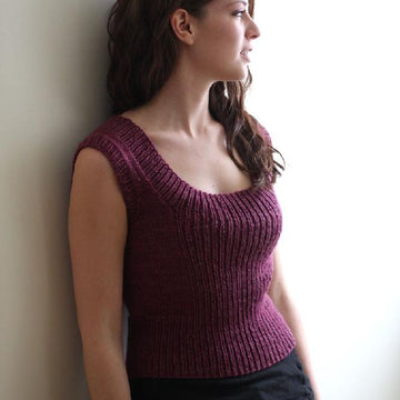 Ribbed Pullover Vest