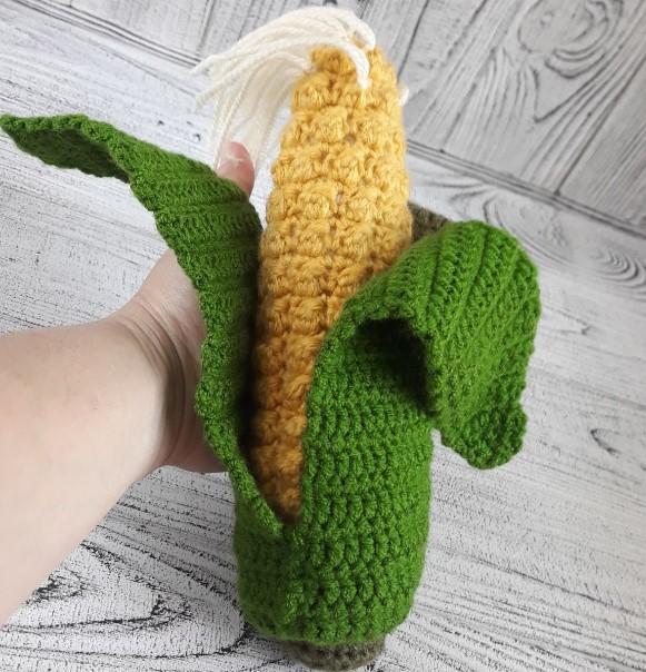 Crochet Corn on the Cob Pattern: Montessori Baby Toy (PDF Pattern)