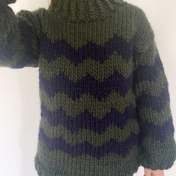 Chunky Chevron Sweater