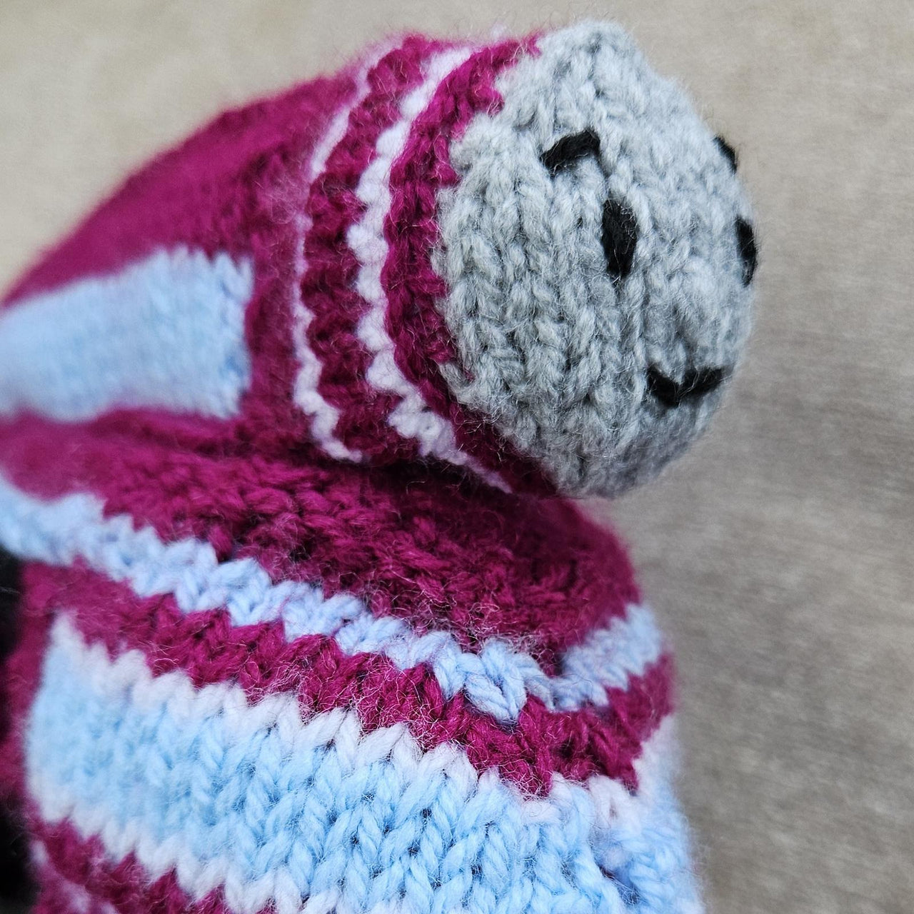 Knitted Train