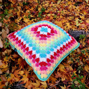 Cotton Candy Granny Cushion