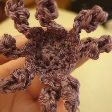 Small crochet octopus