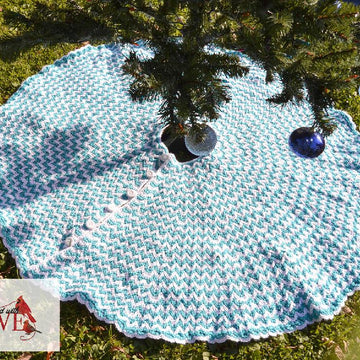 Chevron Illusion Tree Skirt
