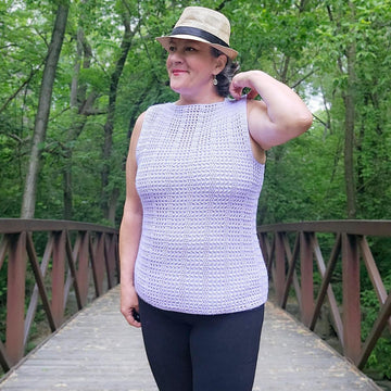 Wenonah Filet Crochet Top