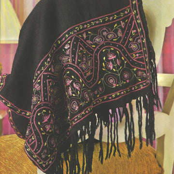Rajmahal Camille Rose Wrap Embroidery Kit