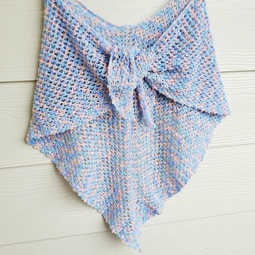 Picot Mesh Shawl