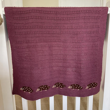 Layla's Hedgehog Baby Blanket
