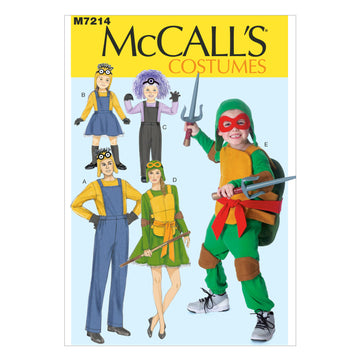 McCall's Adults'/Children's/Boys'/Girls' Costumes M7214 - Sewing Pattern