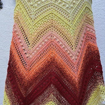 Star Shaped Scarf "Persephone"