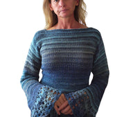 Blue Sentro machine sweater