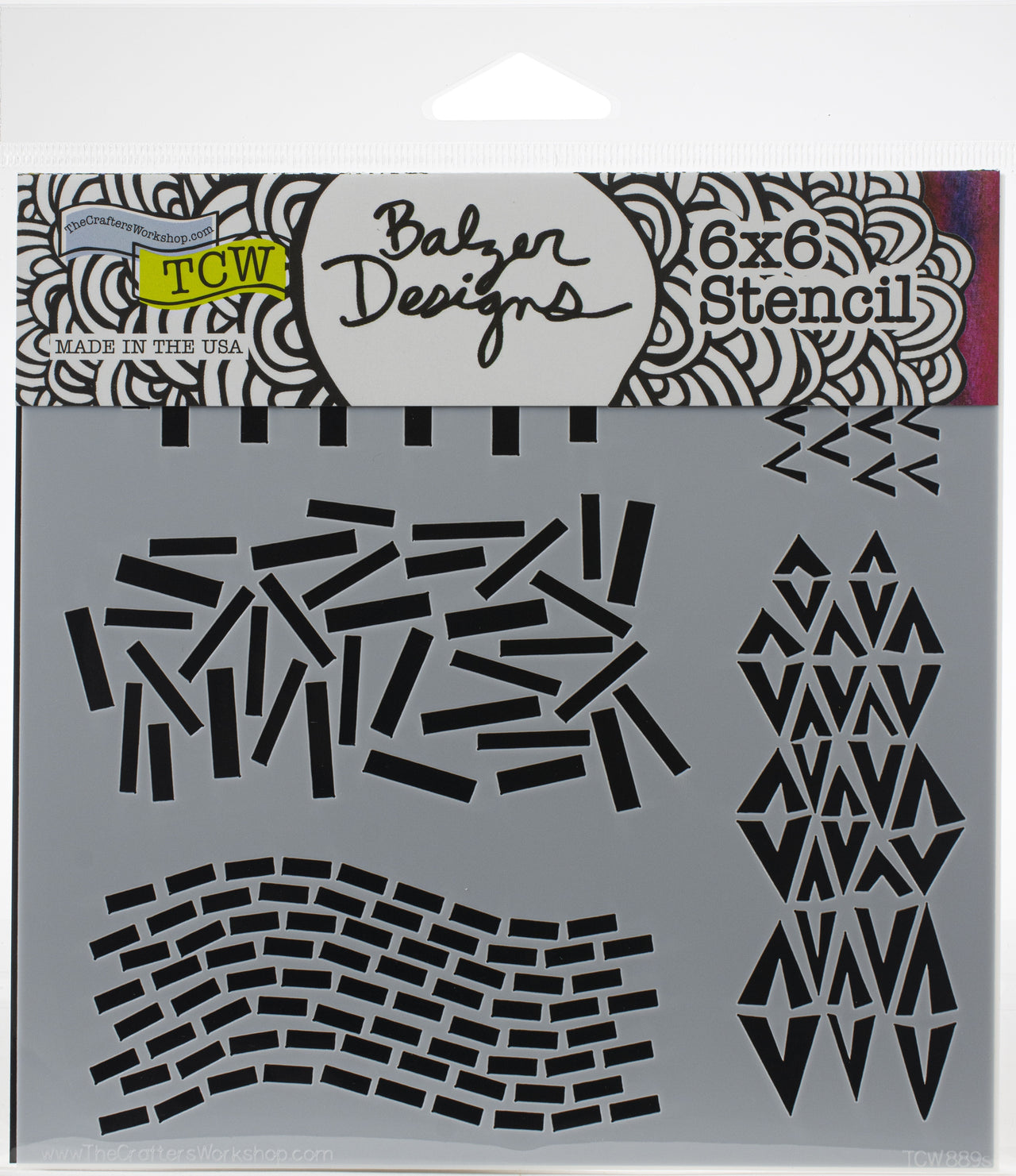 The Crafter's Workshop Crafter's Workshop Template 6"X6" - Dash V