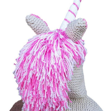 Unicorn scarf and hood with pockets