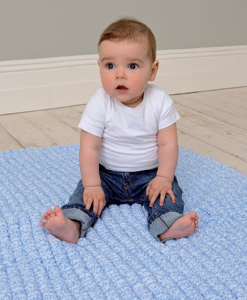 Baby Cushion, Blanket, Playmat & Cot Bumper in Rico Creative Pompon Party - 220 - Leaflet