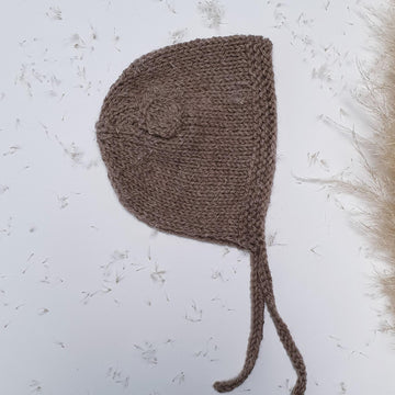 Baby Bear Knit Bonnet 0-12m