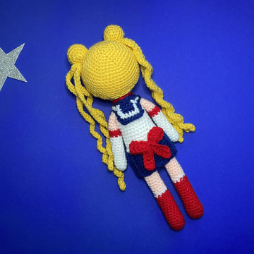 Japanese Warrior amigurumi doll