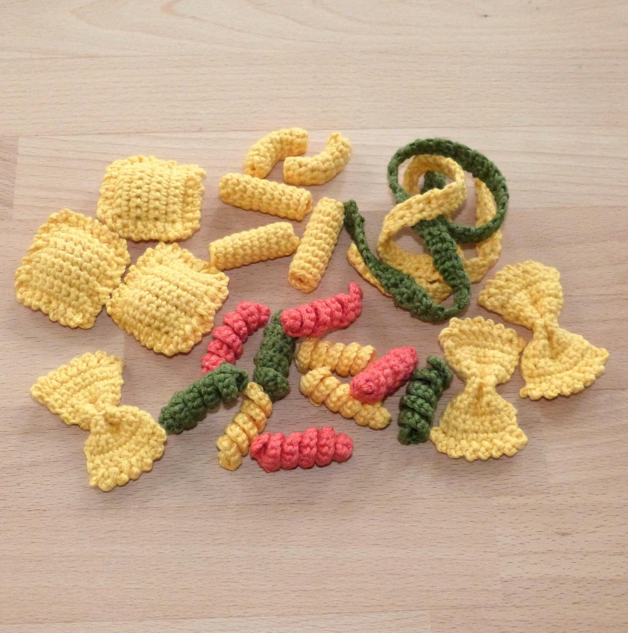 6 sorts of pasta