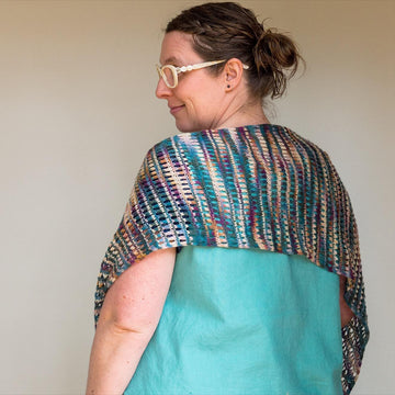 Coastal Sunset Celebration Shawl