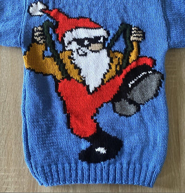 Groovy Dancing Santa Jumper / Sweater