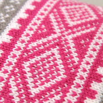 Nordic ski sweater hot water bottle cover in Cascade 220