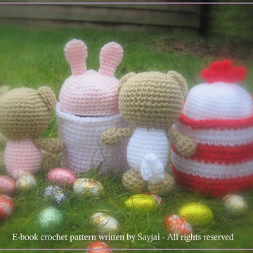 Easter Bears - PDF Amigurumi crochet pattern