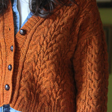 Smoked Orange Cardigan