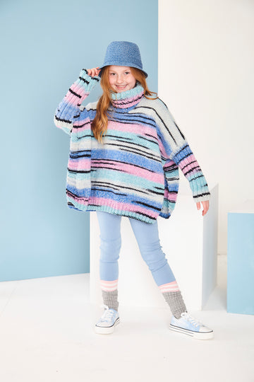 Ponchos in King Cole Safari Chunky - 5933 - Leaflet