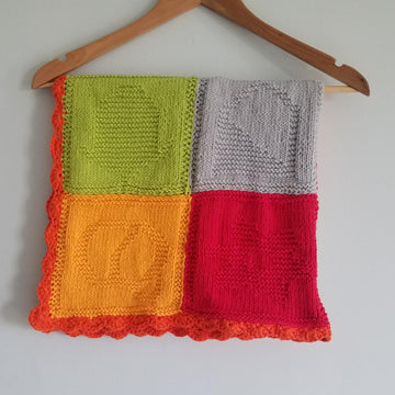 Baby blanket swiss card deck