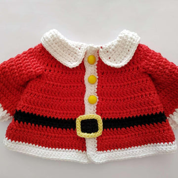 Crochet Christmas doll Lulu outfit pattern, amigurumi Christmas Santa doll clothes pattern 12,6 in (32 cm) (English, Deutsch, Français)