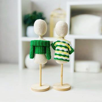 Crochet doll clothes pattern, amigurumi clothes pattern, doll outfit, Spring sweaters