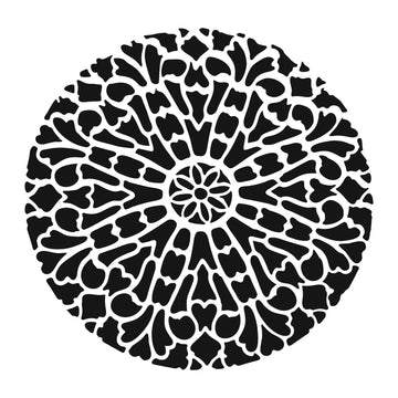 The Crafter's Workshop Crafter's Workshop Template 6"X6" - Old Circle Grate