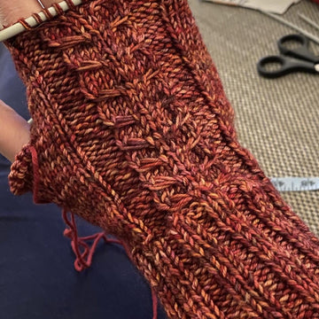 Charlie Adult Cable Mittens