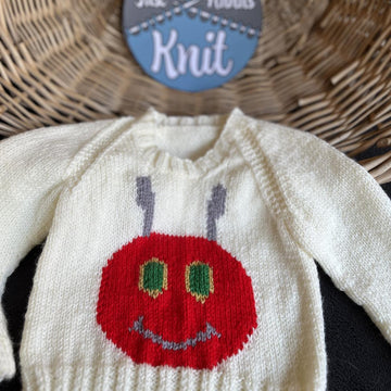 Caterpillar toddler sweater