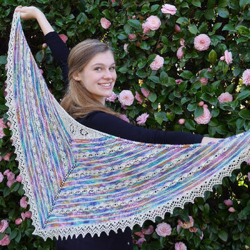 Aloha Shawlette and Shawl