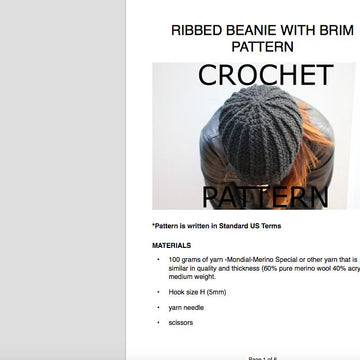 Ribbed Beanie