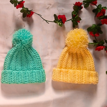 Quick and Easy Crochet Baby Hat | All size crochet baby beanie
