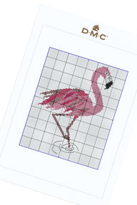 Flamingo in DMC - PAT0778 -  Downloadable PDF