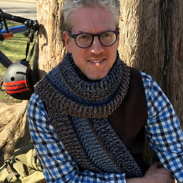 Easy Crochet Scarf Pattern for Men: Mr. Man's Easy Crochet Scarf